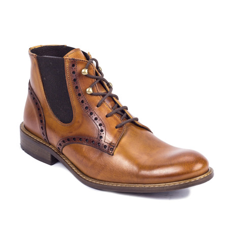 Crupon Leather Boot // Light Brown (Euro: 39)