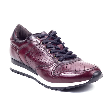 Decot Leather Sneaker // Burgundy (Euro: 39)