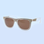 Darby Sunglasses // Twill + Clear