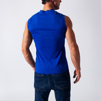 Sleeveless T-Shirt // Blue (L)