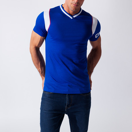 Contrast T-Shirt // Blue (S)