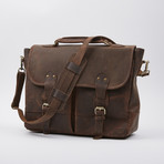 Satchel Bag Briefcase Style // Antique Brown