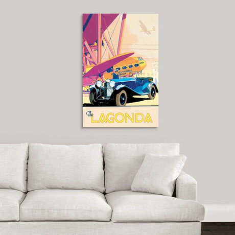 The Lagonda (16"W x 24"H x 1"D)