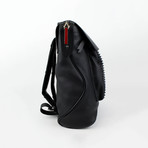 Syd New Strass Backpack // Black Leather