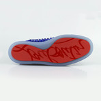 Christian Louboutin // Blue Suede Louis Colombe Spike Sneakers (US: 6)