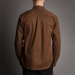 No Nation Shirt Jacket // Rust (L)