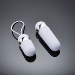 R4 Bullet Vibrator With Remote + B5 Couple's Ring (White + Black)
