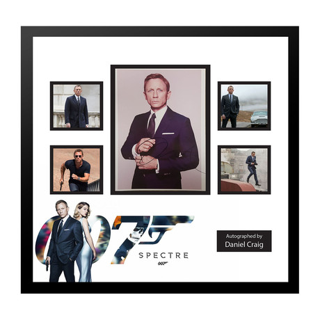 Signed + Framed Collage // Daniel Craig III