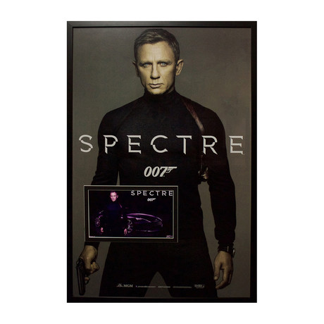 Signed + Framed Poster // Spectre // Daniel Craig