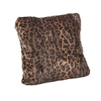 Couture Faux Fur Pillow // Panther