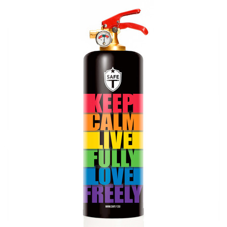 Safe-T Designer Fire Extinguisher // Love Freely