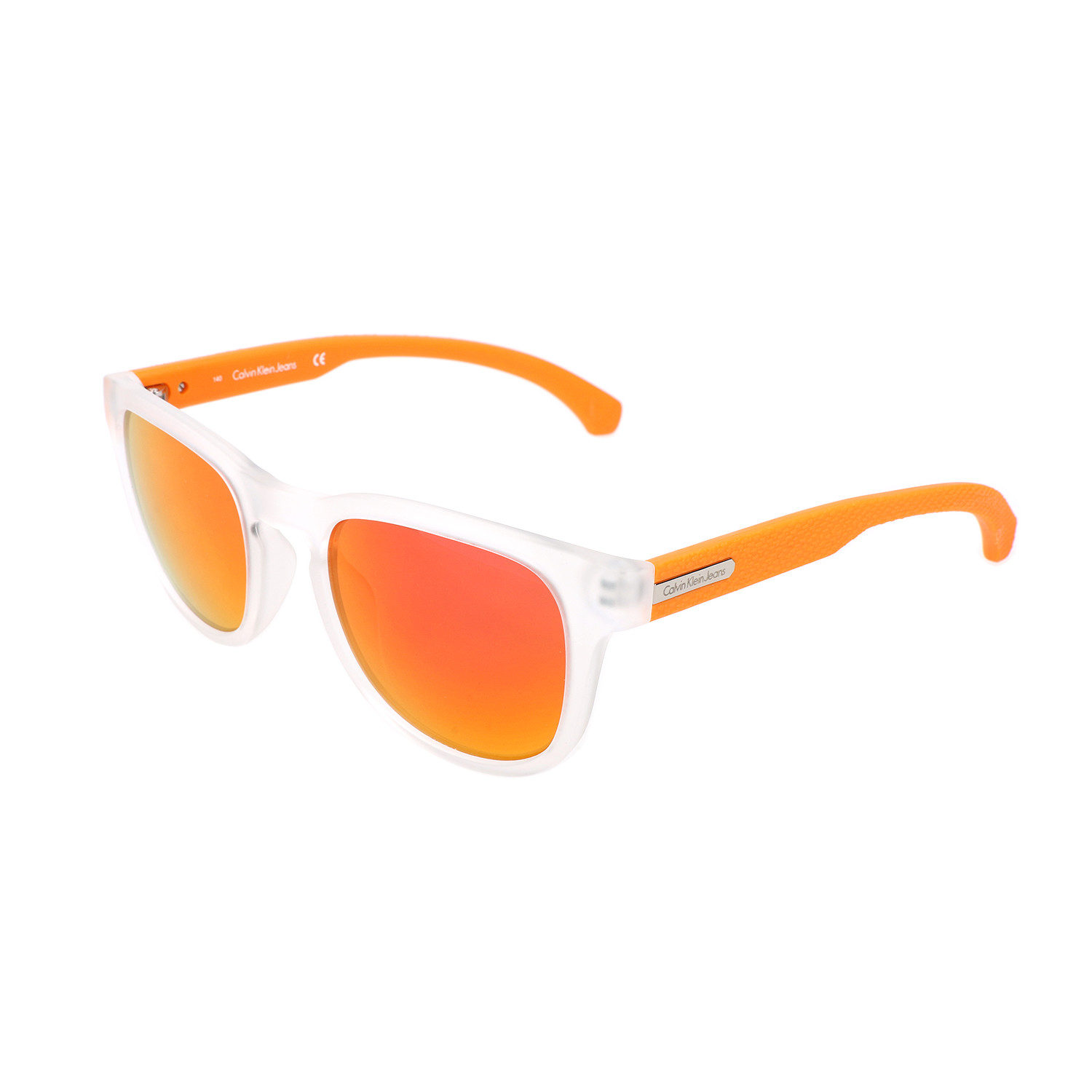 Chester Sunglass // Matte Crystal + Orange - CK Jeans Sunglasses ...