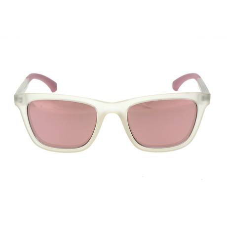 Terrance Sunglass // Matte Crystal + Pink