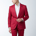 Solid Casual Blazer // Berry (M)
