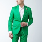 Solid Casual Blazer // Fern Green (L)