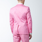 Solid Casual Blazer // Geranium Pink (3XL)