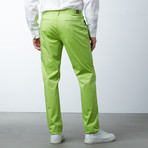 Comfort Fit Casual Chino Pant // Apple Green (30WX32L)