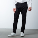 Comfort Fit Casual Chino Pant // Black (30WX32L)