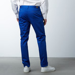Comfort Fit Casual Chino Pant // Electric Blue (38WX34L)