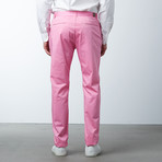 Comfort Fit Casual Chino Pant // Geranium Pink (34WX34L)