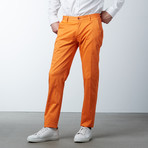 Comfort Fit Casual Chino Pant // Tangerine (36WX34L)