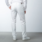 Comfort Fit Casual Chino Pant // White (38WX32L)