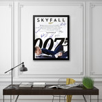 Signed + Framed Movie Poster // Skyfall