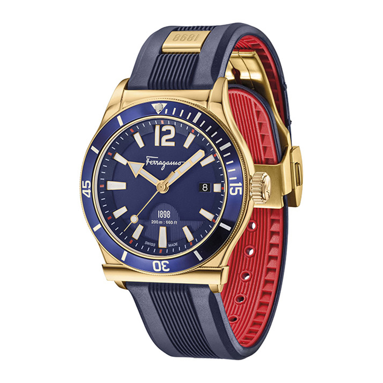 Salvatore Ferragamo 1898 Sport Quartz // FF3120014 - Stylish Watches