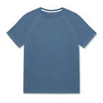 Raglan Short Sleeve Tee // Slate Blue (M)