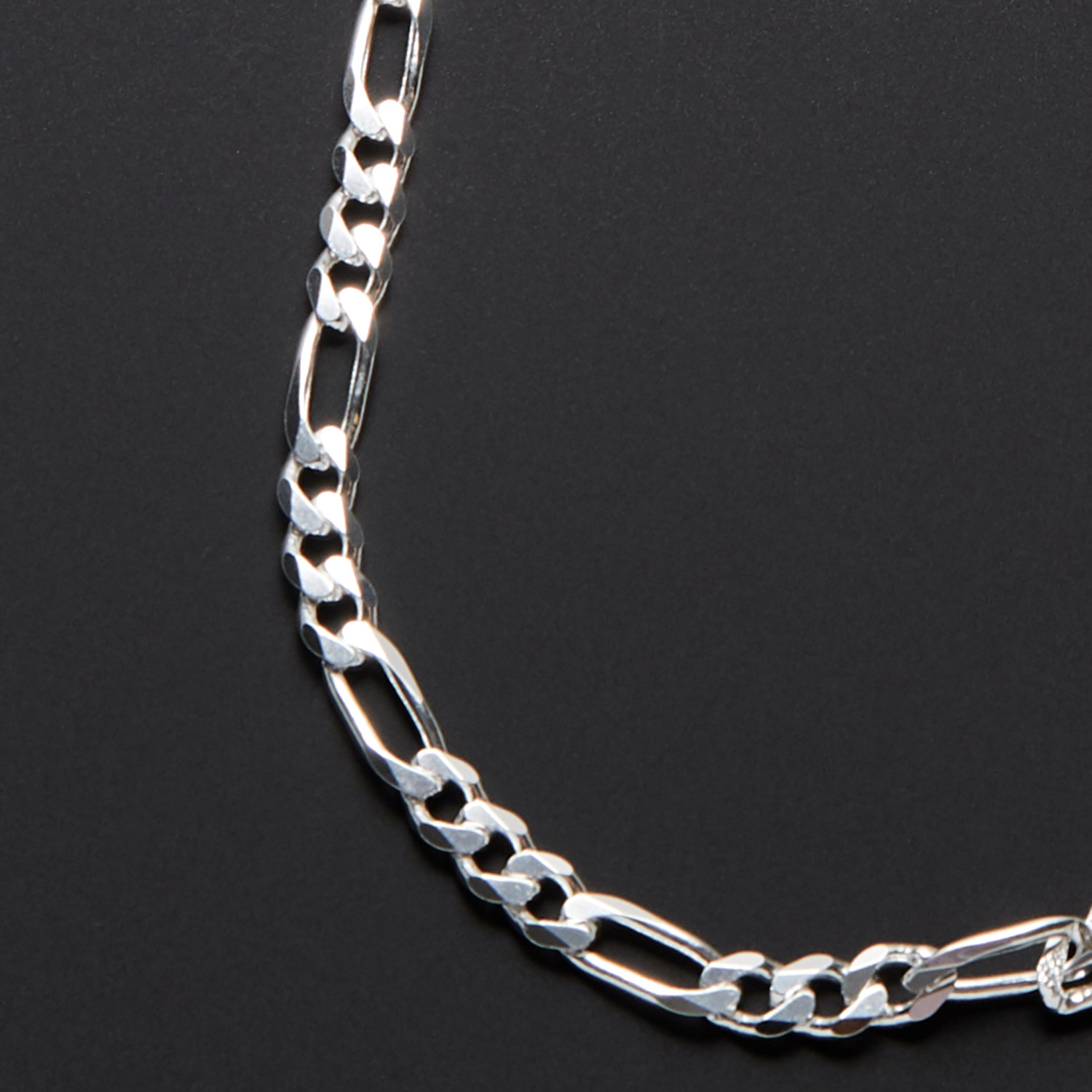 Pave Figaro Chain (24in, 4.75mm) - Moon Wolf Jewelry - Touch of Modern