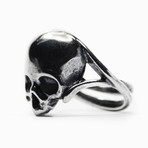 Silver Skull Ring (Size: 6)