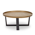 Zara Coffee Table (Antique Brass)