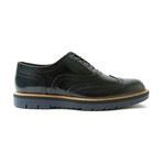 Dominick Wing Cap Oxford // Navy (Euro: 46)