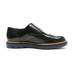 Dominick Wing Cap Oxford // Navy (Euro: 45)