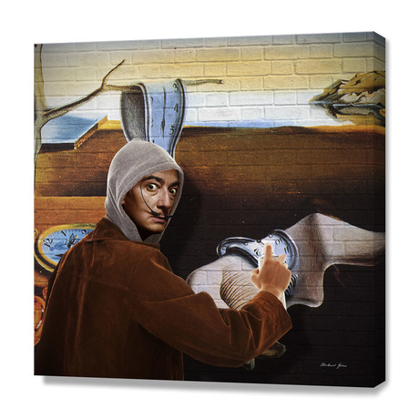 Salvador Dali // Stretched Canvas (16"W x 16"H x 1.5"D)