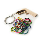 Rubber Band Gun Keychain // Pack of 3