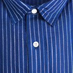 Midnight Striped Shirt // Navy (XL)