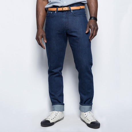 Italian Selvedge Denim Jeans // Indigo (30WX32L)