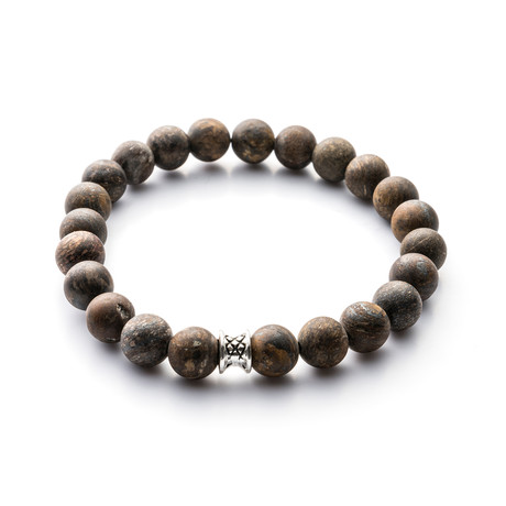 Basic Collection Bracelet // Matte Brown // 8mm (XXS)