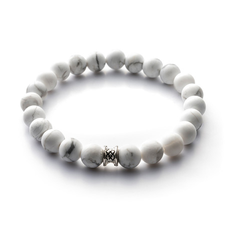 Basic Collection Bracelet // Matte White // 8mm (XXS)