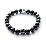 Classic Collection Bracelet // Black + Buddha // 8mm (S)