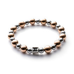 MustHave Bracelet Collection // Rose Silver // 8mm (XXS)