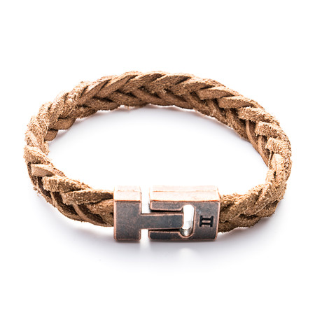 Special Collection Bracelet // Brown Leather (M)