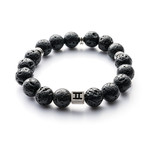 Special Collection Bracelet // Urban Black Lava // 10mm (M)