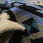 Esme // Light Blue Wool Kilim