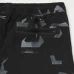 Desmond Pool Shorts // Black Night (S)