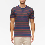 Porto Short Sleeve Shirt // Natural Stripe (L)