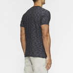 Redondo Short Sleeve Shirt // Black +  White Stripe (S)