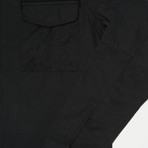 Hale Long Sleeve Overshirt // Black (XL)