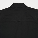 Hale Long Sleeve Overshirt // Black (L)